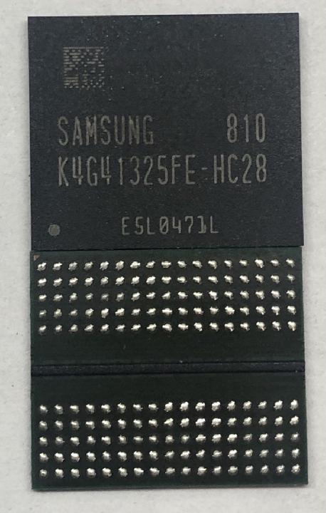 Видеопамять GDDR5 Samsung K4G41325FE-HC28 18год.