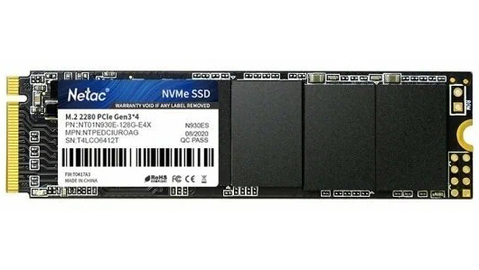 NT01N930E-128G-E4X Твердотельный накопитель SSD 128Gb, M.2 (PCIe 3 x4 NVMe) , M.2, Netac N930E Pro