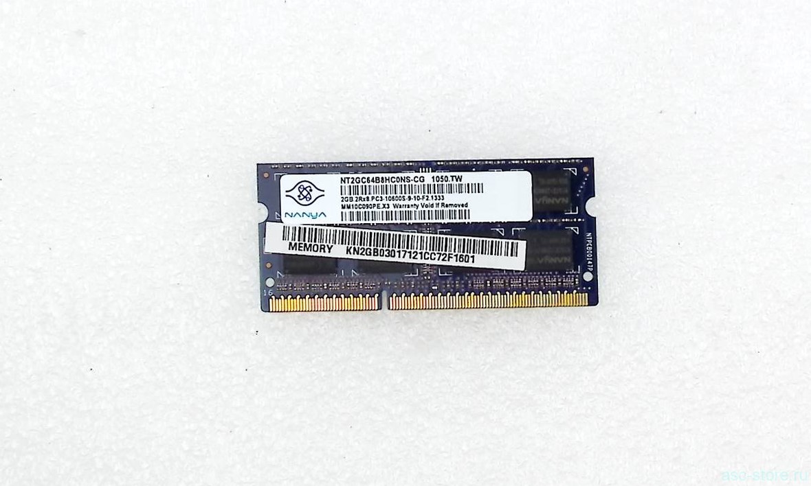 Оперативная память DDR3 2Gb для ноутбуков