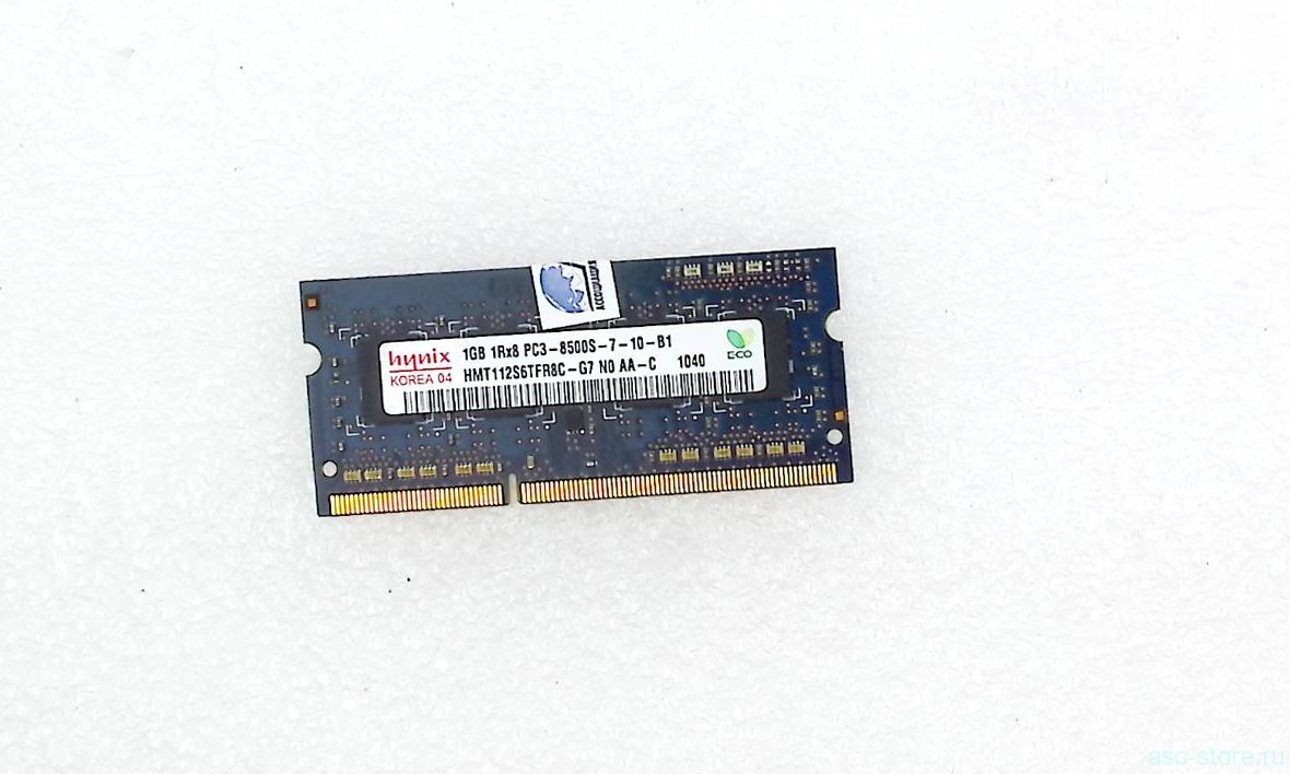 Оперативная память  DDR3 1Gb для ноутбуков