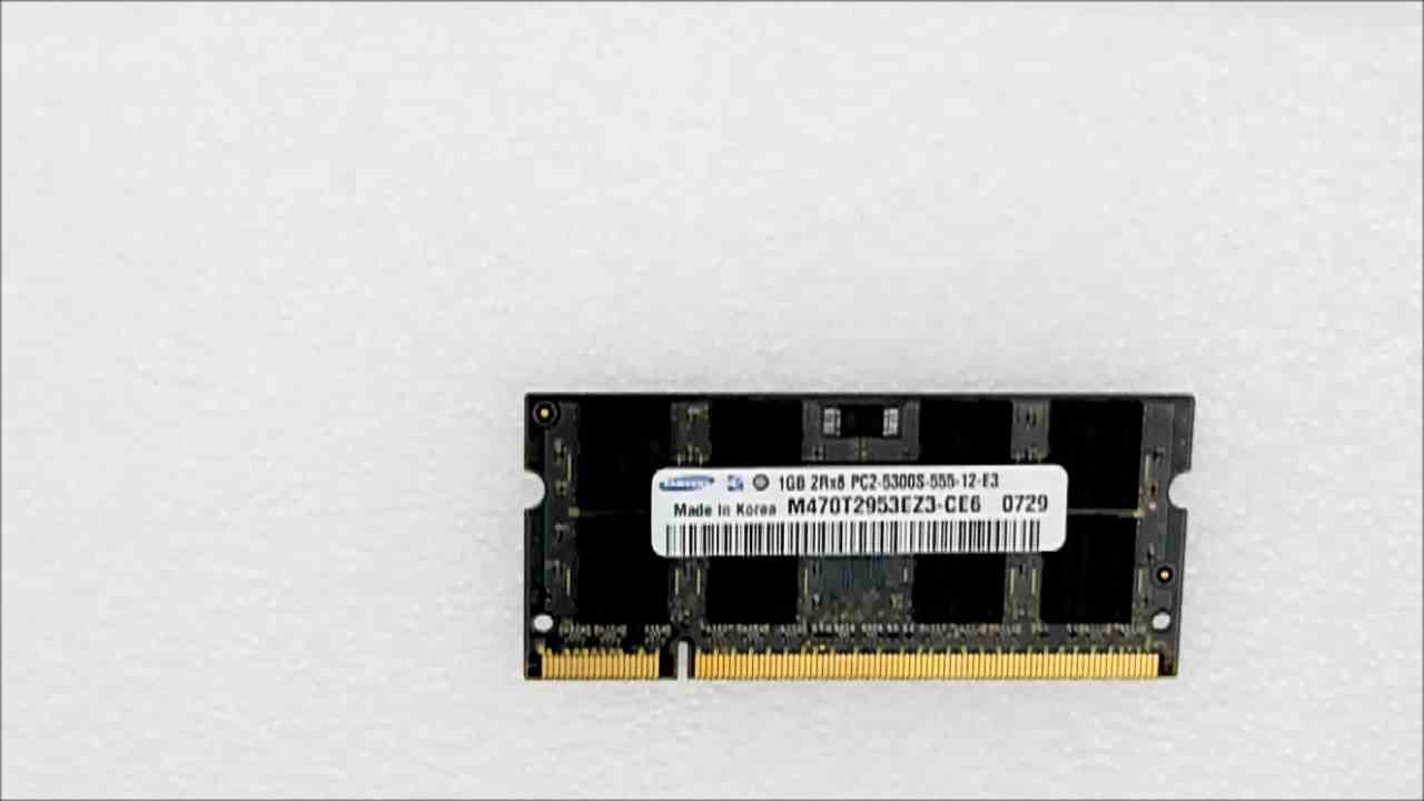 Оперативная память DDR2  1GB для ноутбуков