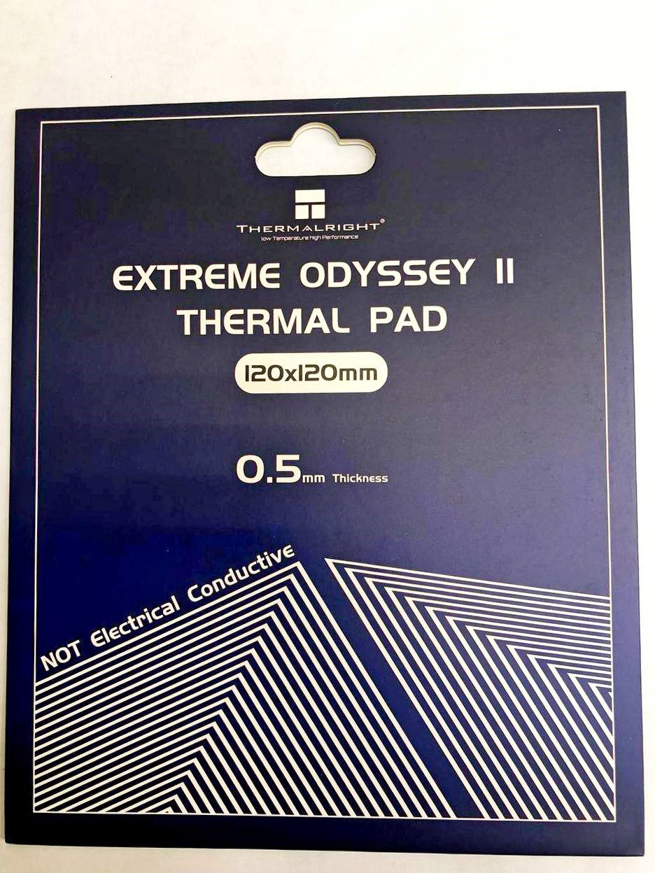 Термопрокладка Thermalright Extreme Odyssey II, размер 120x120 мм, толщина 0.5 мм, Оригинал