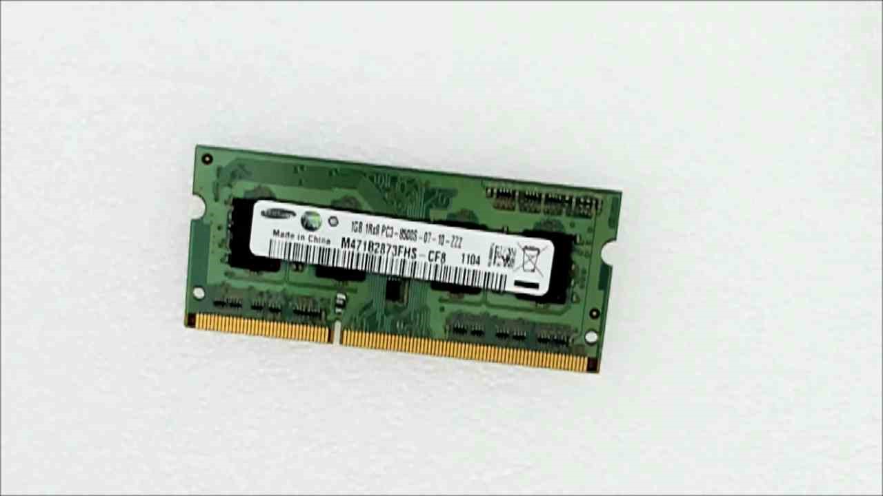 Оперативная память DDR3  1GB для ноутбуков