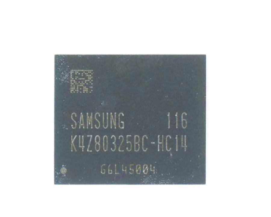 Видеопамять GDDR6 Samsung K4Z80325BC-HC14   21год