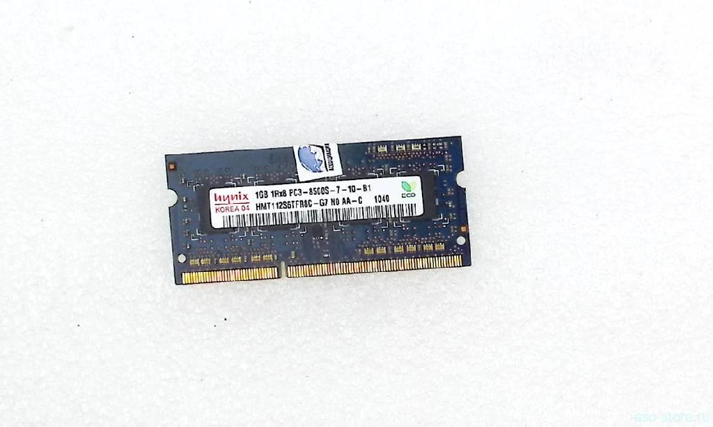 Оперативная память  DDR3 1Gb для ноутбуков