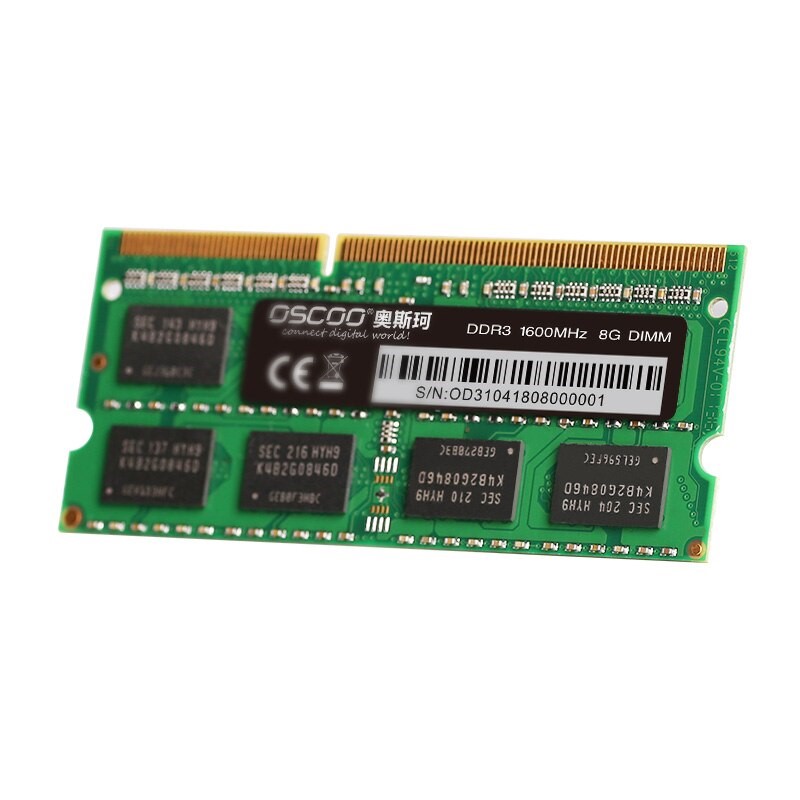 Оперативная память для ноутбука  Oscoo  DDR3L  8GB 1600Mhz SO-DIMM 1.35V