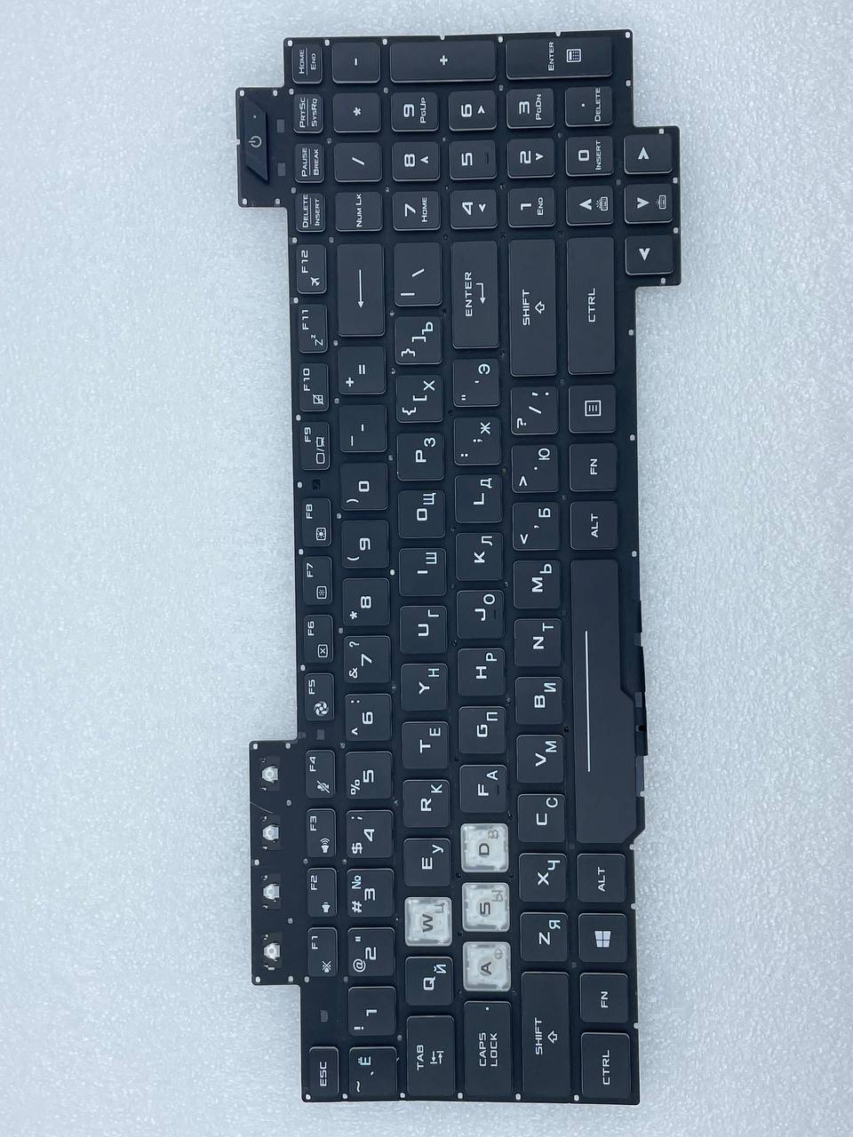 Клавиатура для Asus ROG Strix Scar II GL704GW с подсветкой
