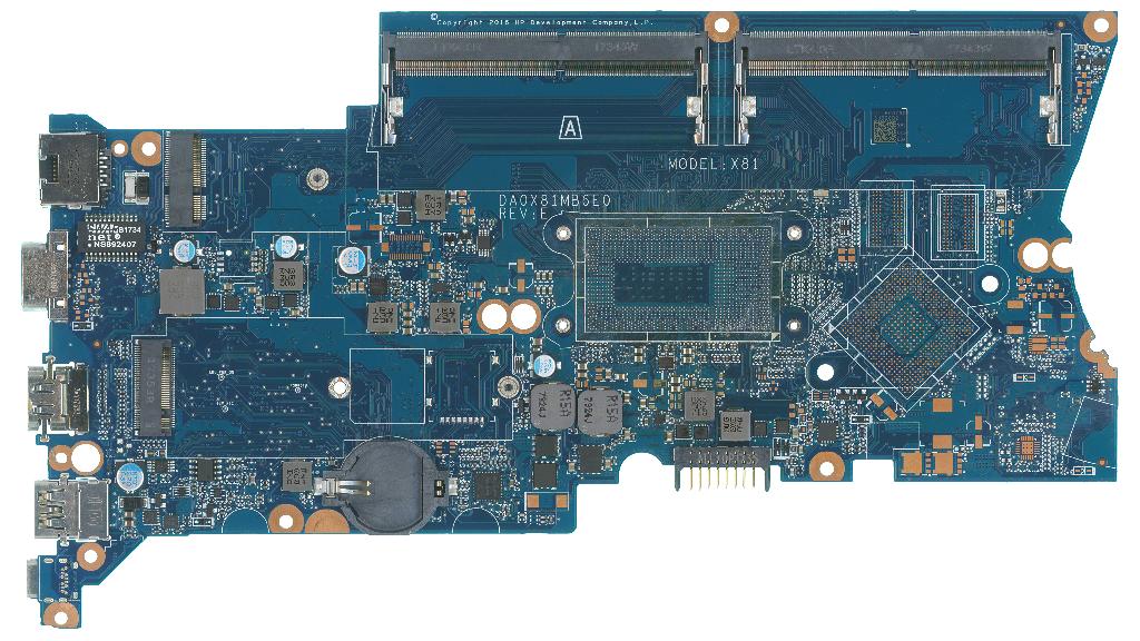 Материнская плата HP MODEL DA0X81MB6E0 REV:F донор компонентов