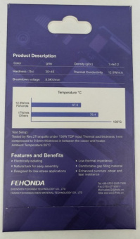 Термопрокладки Fehonda 12.8 W/m.k 0.5 mm