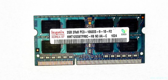 Оперативная память DDR3  2GB  для ноутбуков